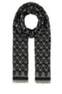 Alexander Mcqueen Men Embroidered Wool Blend Foulard by Luosophy