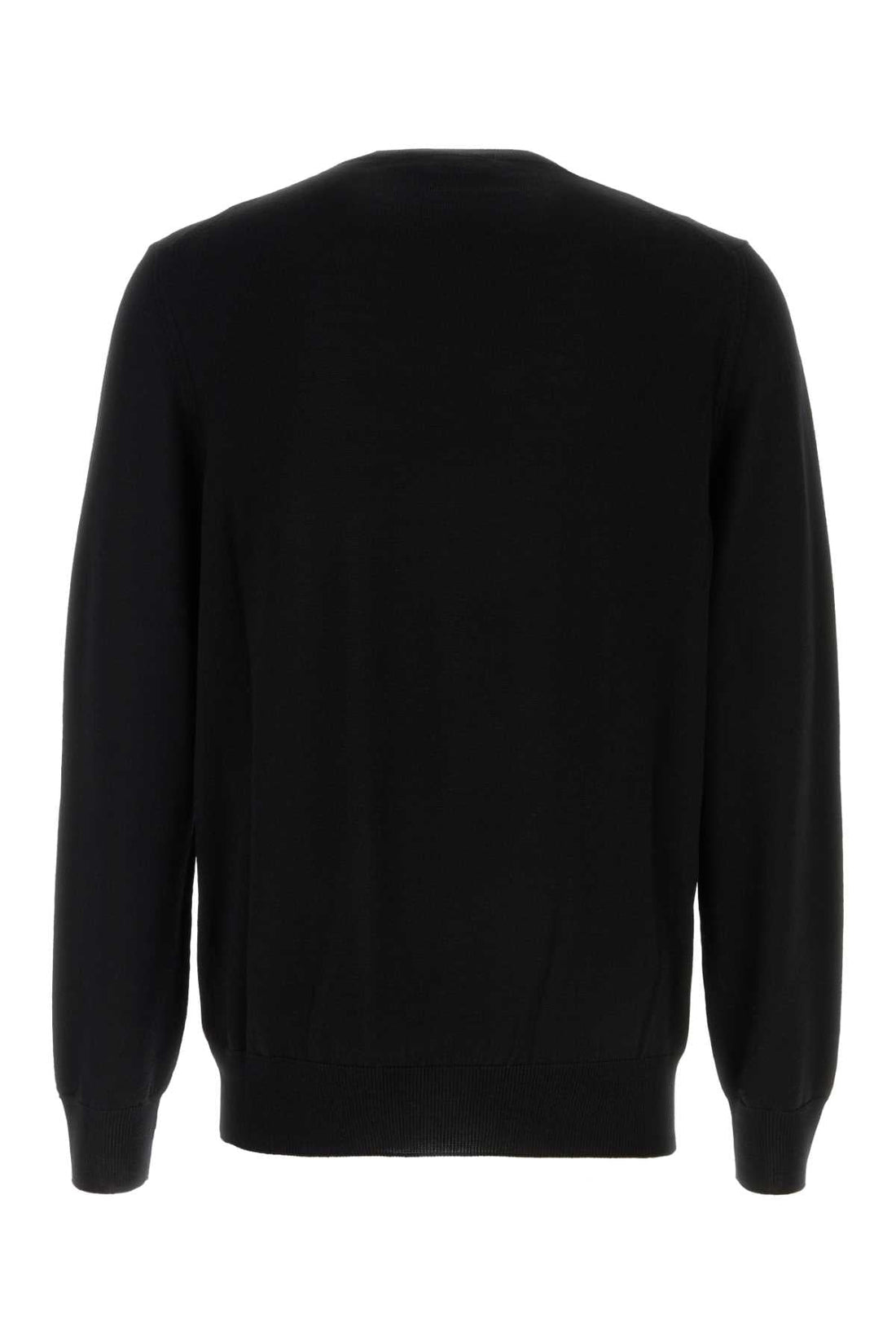 Alexander Mcqueen Men Black Wool Sweater by Luosophy