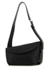 Alexander Mcqueen Women Black Large Sling T-Bar Crossbody Bag by Luosophy