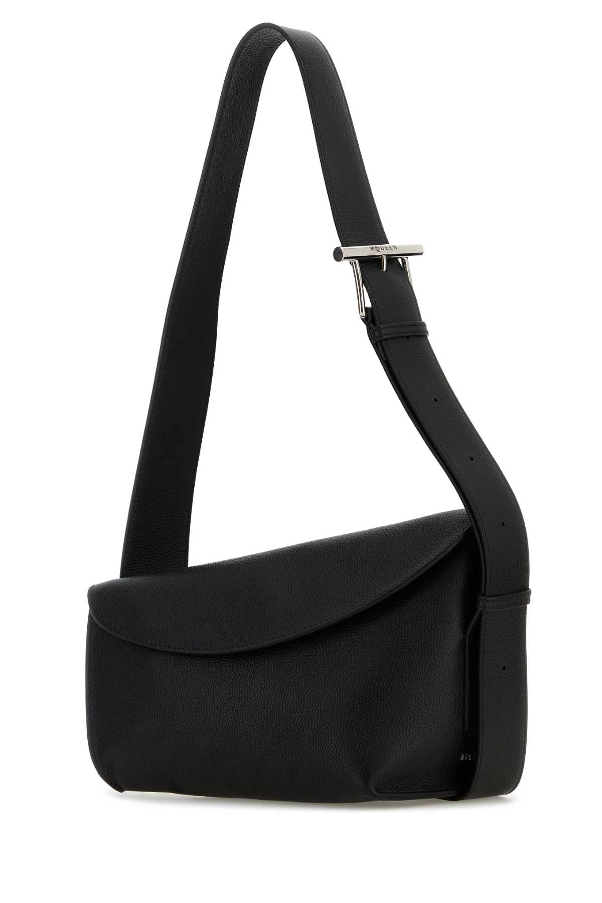 Alexander Mcqueen Women Black Large Sling T-Bar Crossbody Bag by Luosophy