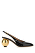 Salvatore Ferragamo Women Black Leather Tessie 70 Pumps by Luosophy