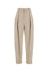 Bottega Veneta Women Melange Beige Viscosa Blend Pant by Luosophy