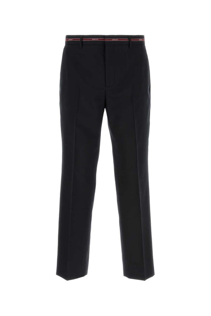 Gucci Men Midnight Blue Wool Pant by Luosophy