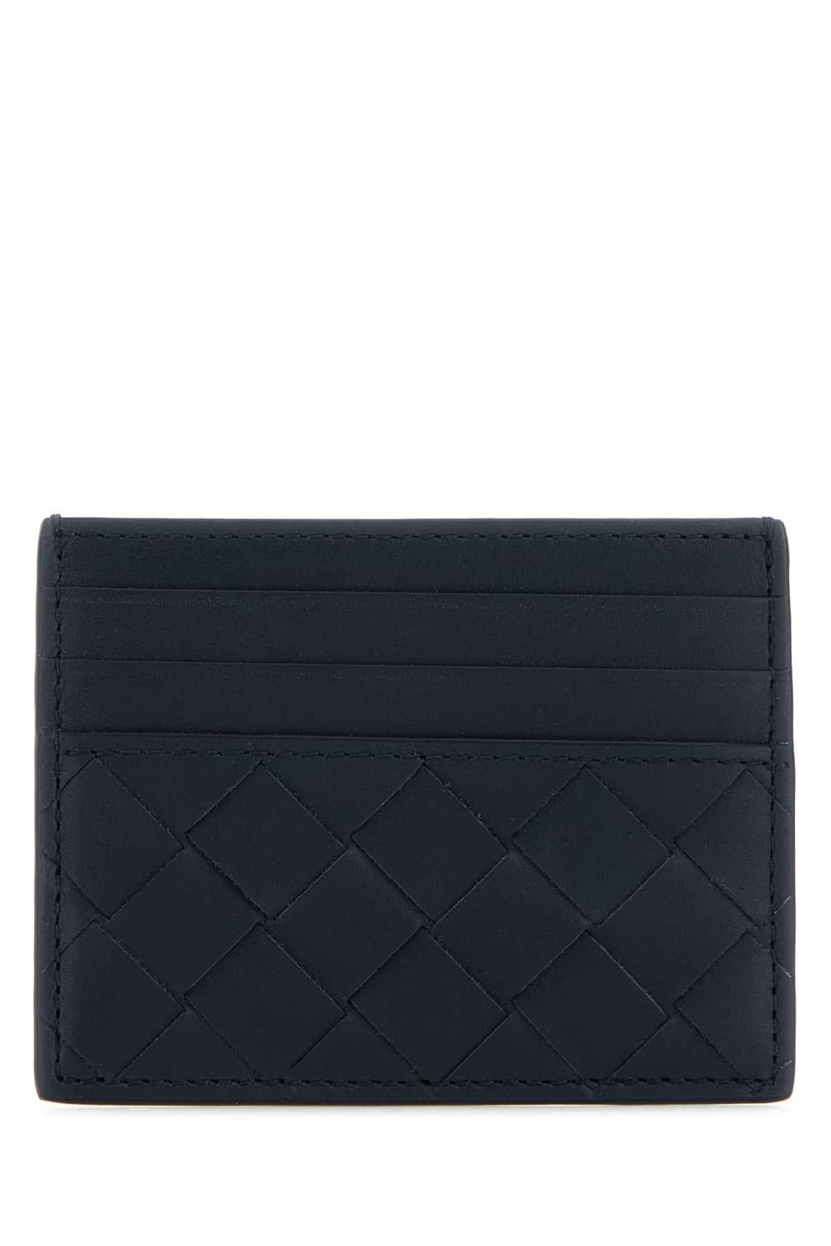 Bottega Veneta Men Two-Tone Leather Intrecciato Card Holder by Luosophy