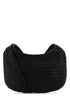 Bottega Veneta Men Black Leather Small Veneto Crossbody Bag by Luosophy
