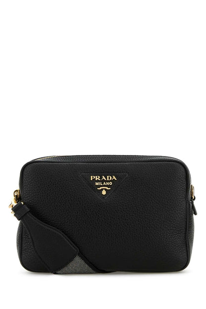 Prada Women Black Leather Crossbody Bag by Luosophy
