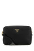 Prada Women Black Leather Crossbody Bag by Luosophy