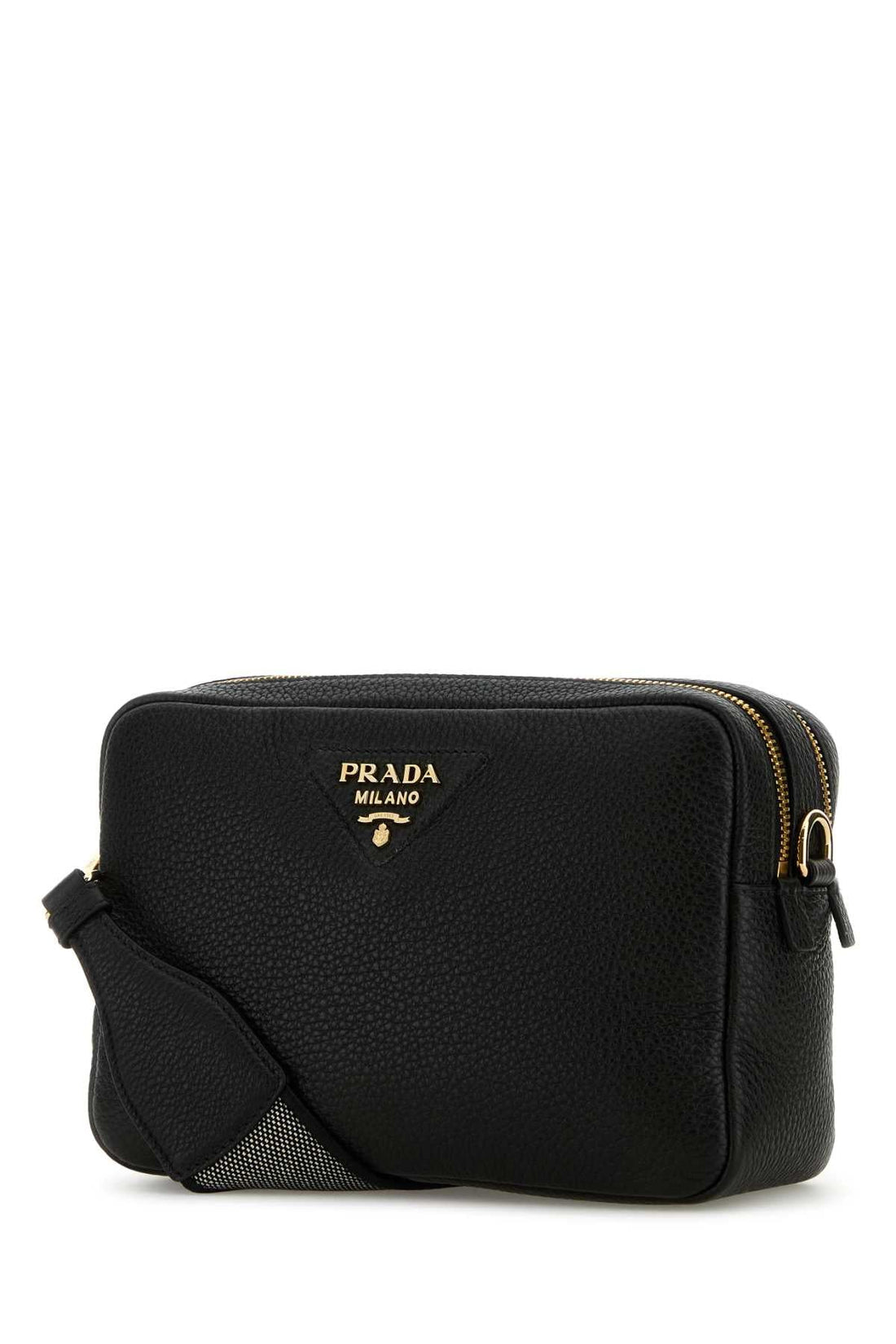 Prada Women Black Leather Crossbody Bag by Luosophy