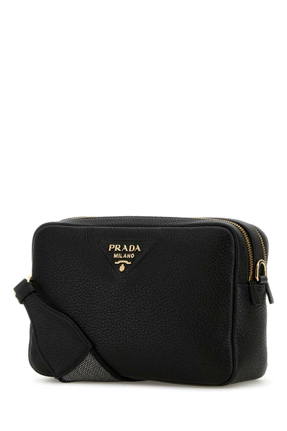 Prada Women Black Leather Crossbody Bag by Luosophy