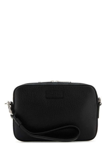 Gucci Men Black Leather Small Clutch by Luosophy