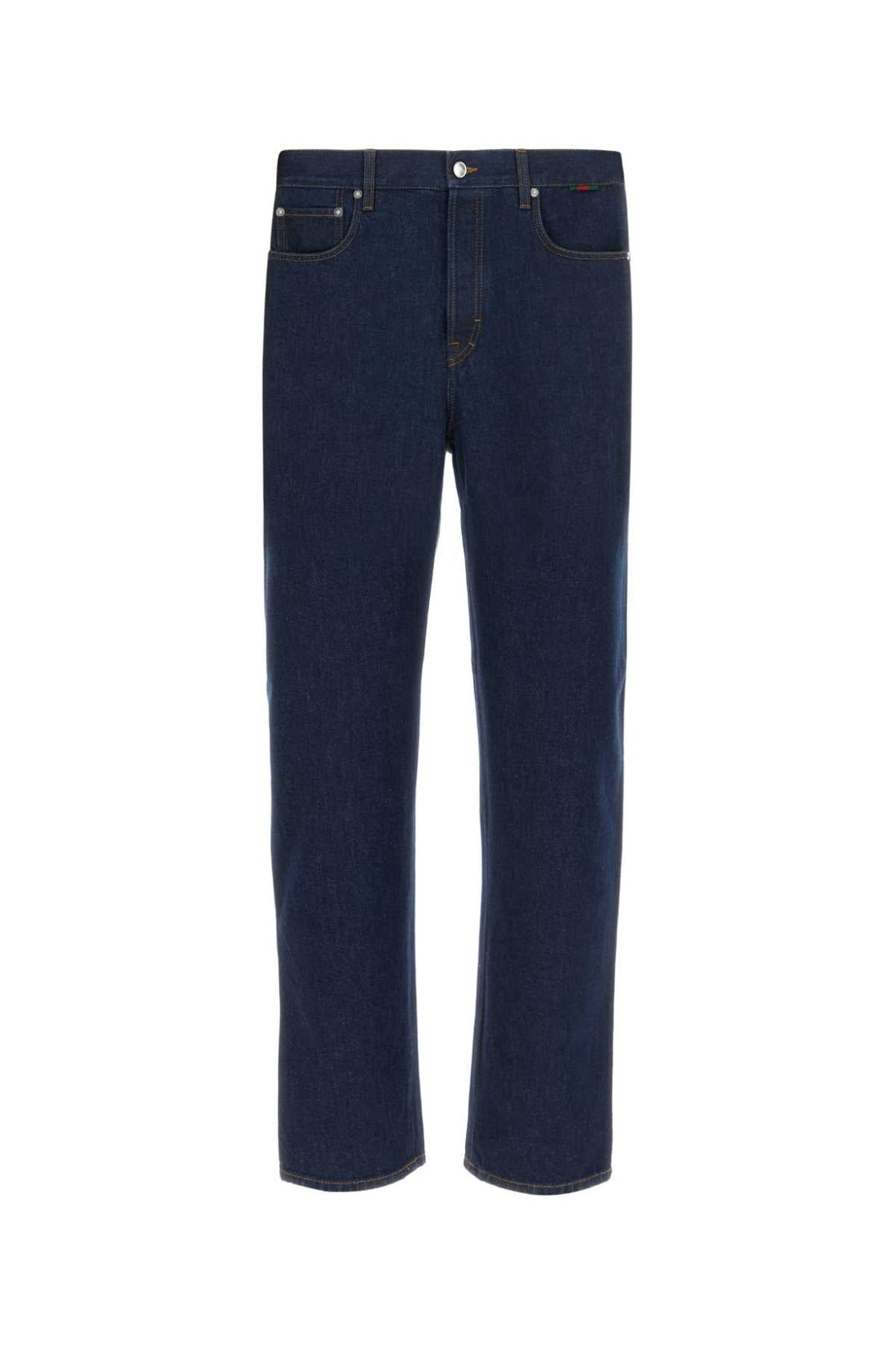 Gucci Men Dark Blue Denim Jeans by Luosophy