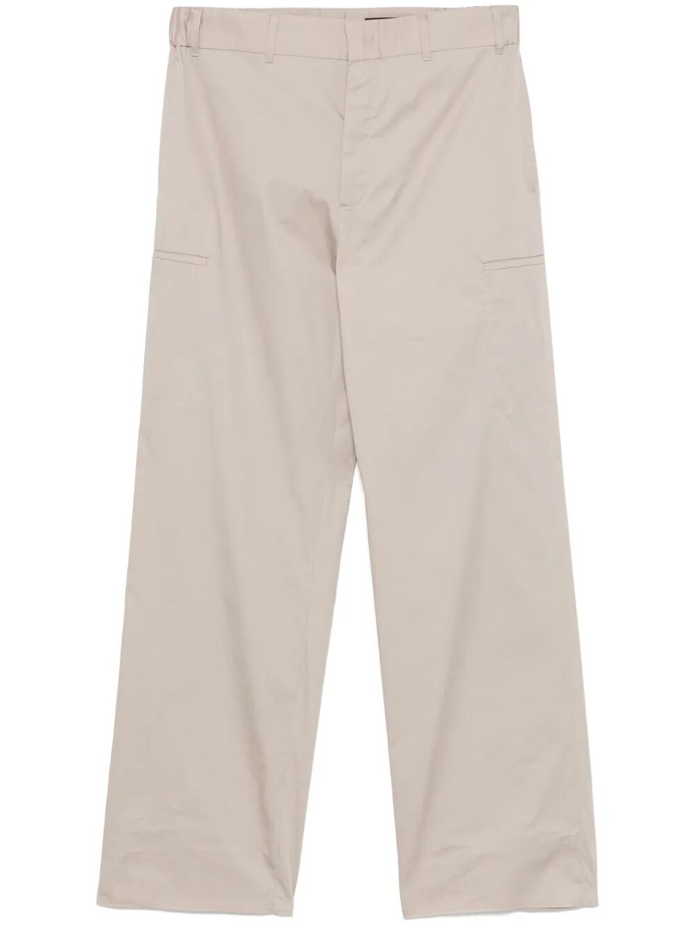 Fendi Men Straight-Cut Cargo Cotton Trousers by Luosophy