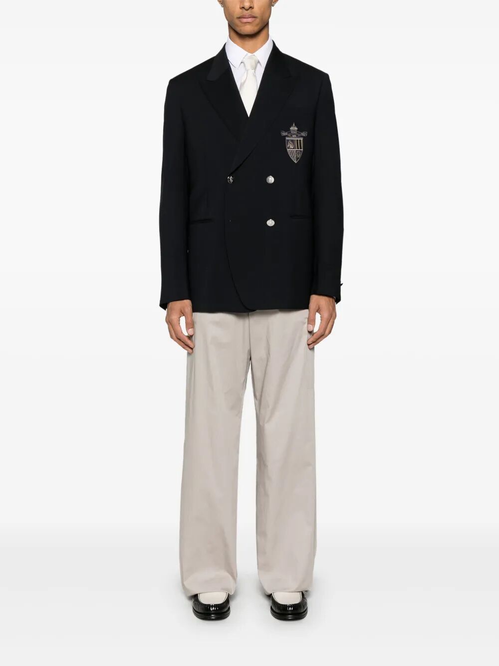 Fendi Men Straight-Cut Cargo Cotton Trousers by Luosophy