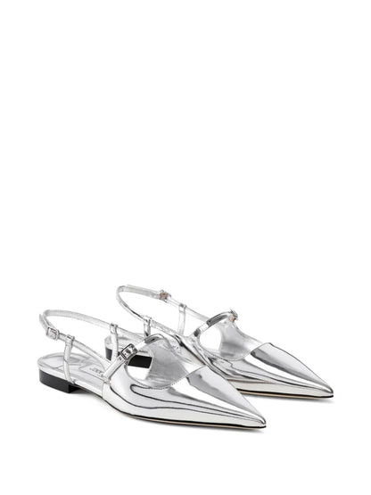 Jimmy Choo Women Didi Leather Ballet Flats by Luosophy
