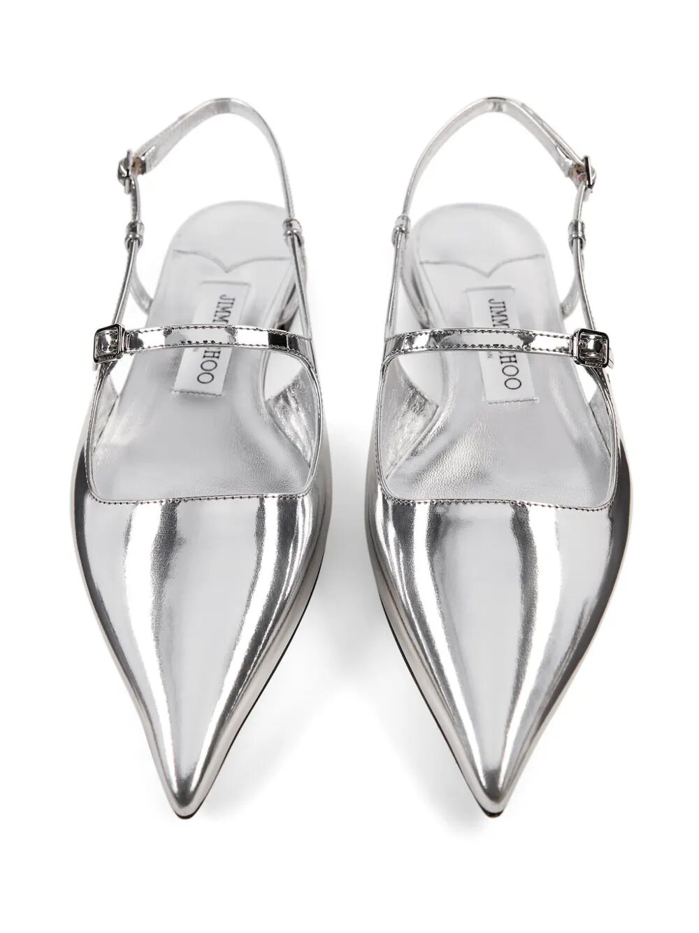Jimmy Choo Women Didi Leather Ballet Flats by Luosophy