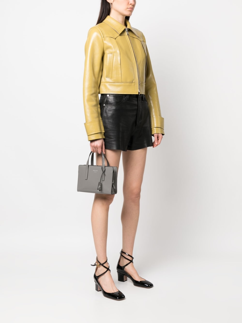 Prada Women Prada Re-Edition 1995 Mini Brushed Leather Bag by Luosophy