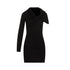 Saint Laurent Viscose Mini Dress Women by Luosophy