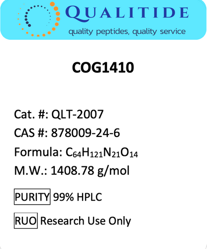 COG1410, ApoE Mimetic Peptide