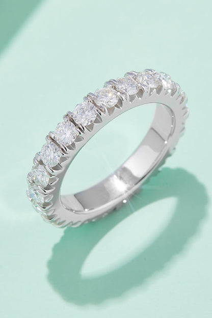 Adored 2.3 Carat Sparkala™ 925 Sterling Silver Eternity Ring by Sparkala