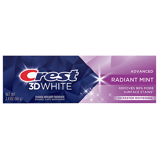 Crest Toothpaste, Radiant Mint, Advanced 2.4 Oz by Pasteur Pharmacy