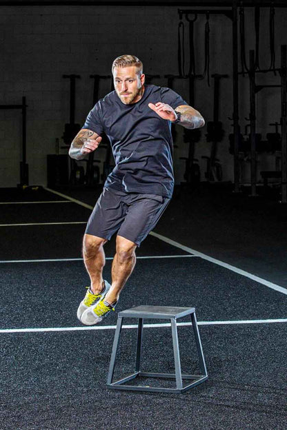 Steel Plyo Boxes – Heavy-Duty Plyometric Jump Platforms with Anti-Slip Rubber Top – Available in 12", 18", and 24" Heights – Stackable, Stable, Built for Strength and Conditioning