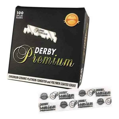 Derby Premium Single Edge Razor Blades 100 Pcs