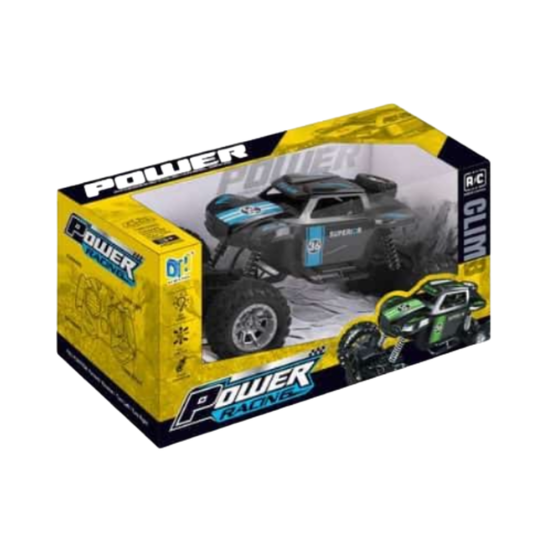 Power Racing Atomizing Spray RC Monster Truck (Black/Green) by Farmacias Savia