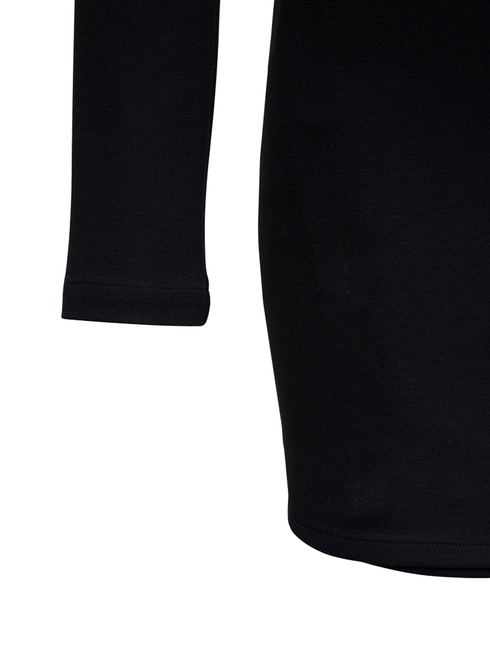 Giuseppe Di Morabito Women Black Jersey Dress With Chain Detail by Luosophy