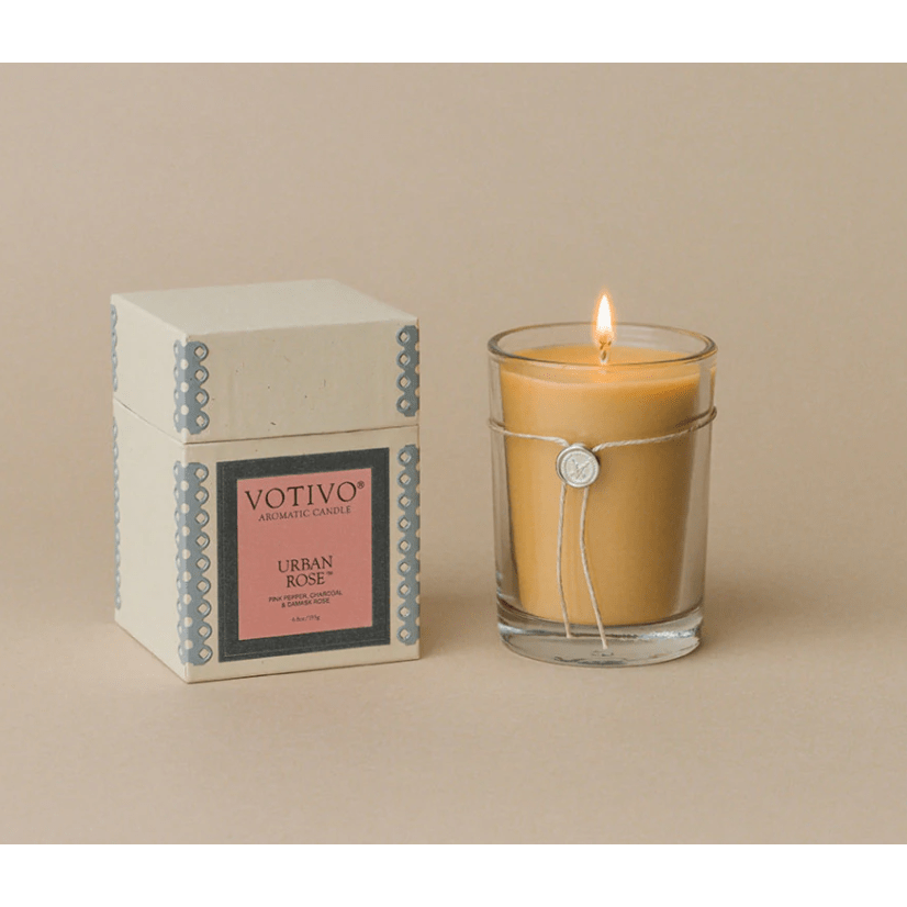 Votivo Aromatic Candle Urban Rose 6.8oz by Pasteur Pharmacy