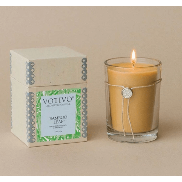 Votivo Aromatic Candle Bamboo Leaf 6.8oz by Pasteur Pharmacy