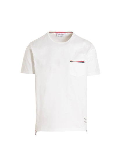 Thom Browne Men Logo Band Jersey T-Shirt by Luosophy