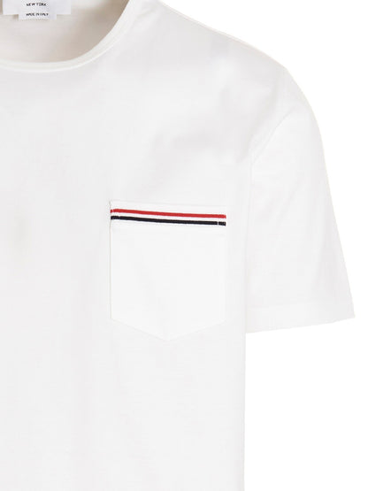 Thom Browne Men Logo Band Jersey T-Shirt by Luosophy