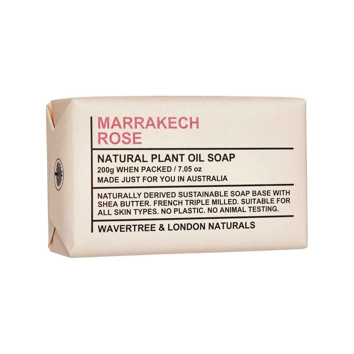 Wavertree &amp; London Marrakech Rose Natural Soap 7 Oz