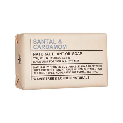 Wavertree &amp; London Santal &amp; Cardamon Natural Soap 7 Oz