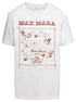 Max Mara Women White Crew Neck T-Shirt With Embroidered Design And Logo In Cotton Woman by Luosophy