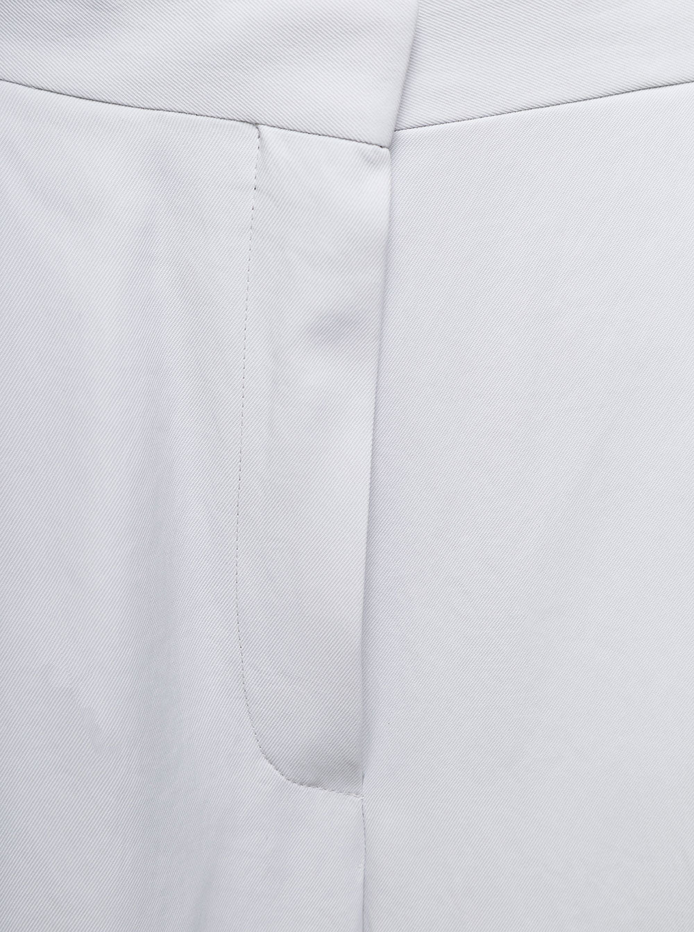 Dries Van Noten Women White Pants With Pressed Crease In Acetate Woman by Luosophy