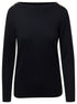 Gucci Women Black Sweater With Boat Neckline And Golden Logo Buttons In Cashmere Woman by Luosophy