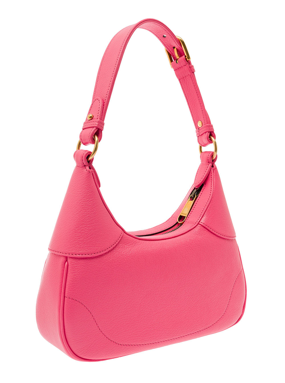 Gucci Women Small Pink Aphrodite Shoulder Bag In Leather Woman by Luosophy