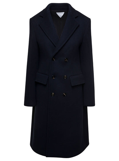 Bottega Veneta Women Double Wool Cashmere Cape Coat by Luosophy