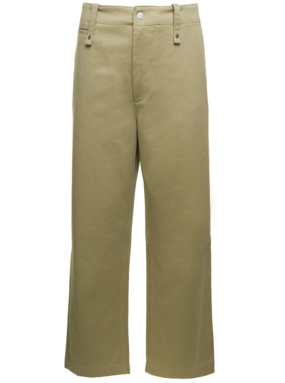 Burberry Men Beige Wide-Leg Pants In Cotton Man by Luosophy