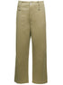 Burberry Men Beige Wide-Leg Pants In Cotton Man by Luosophy