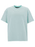 Bottega Veneta Men Light Blue Double Layer T-Shirt In Cotton Man by Luosophy