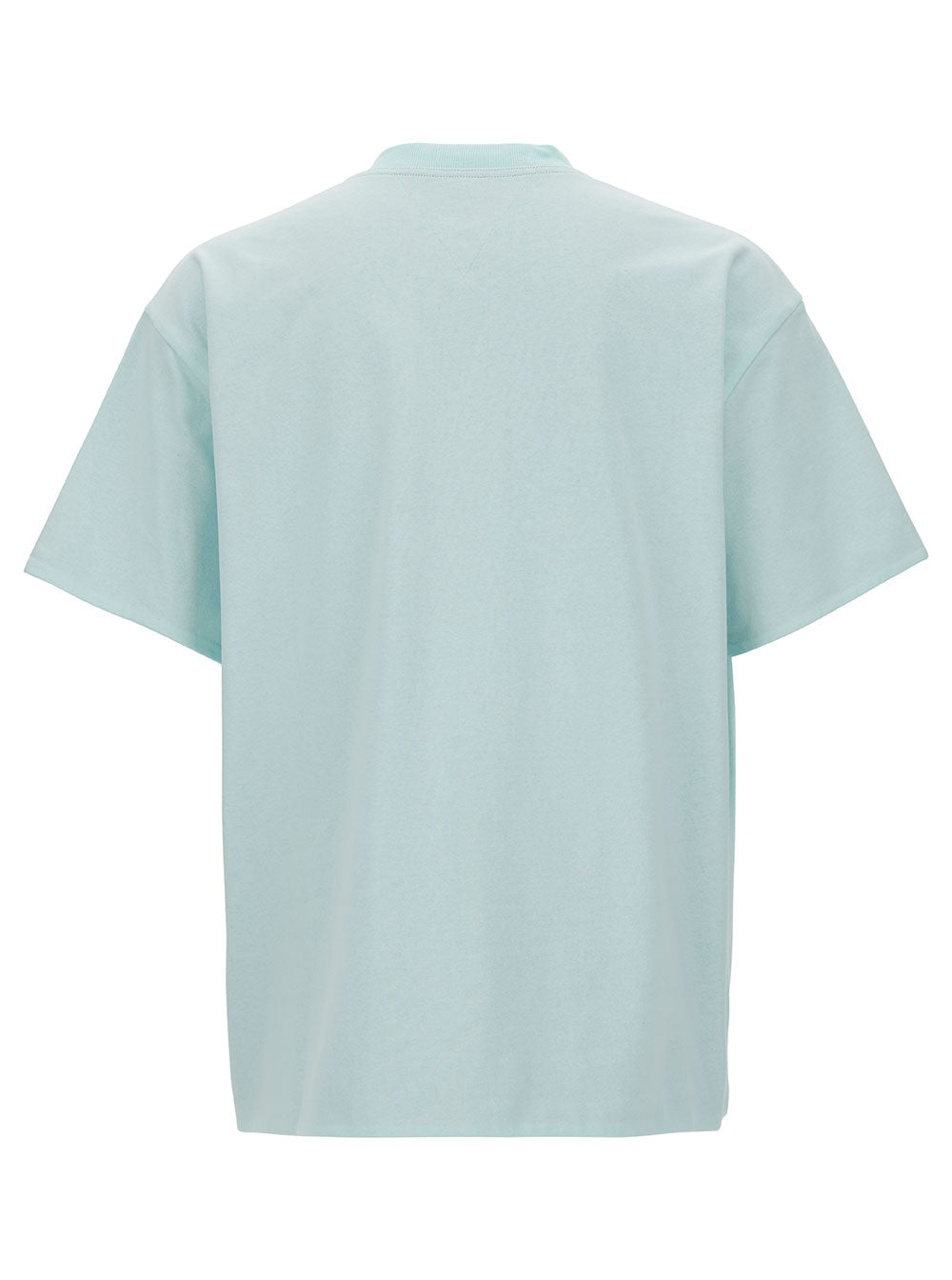 Bottega Veneta Men Light Blue Double Layer T-Shirt In Cotton Man by Luosophy