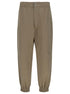 Alexander Mcqueen Men Beige Cargo Pants With Elastic Waistband In Cotton Man by Luosophy