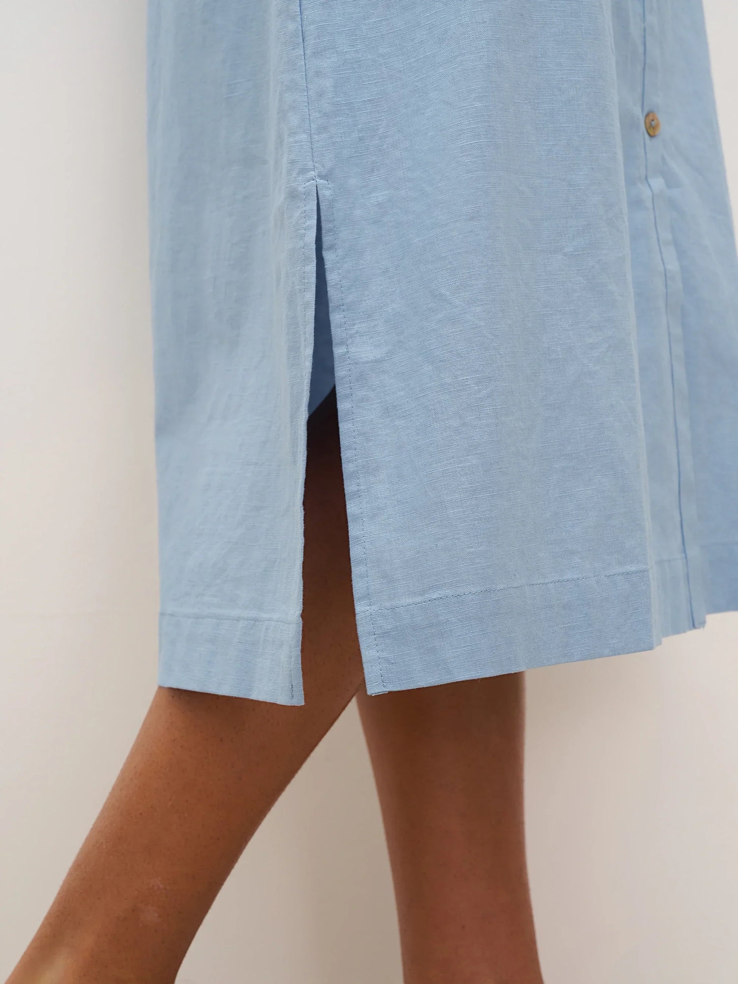 Linen Ladder Tie Simple Dress TAMARA by LINTICO