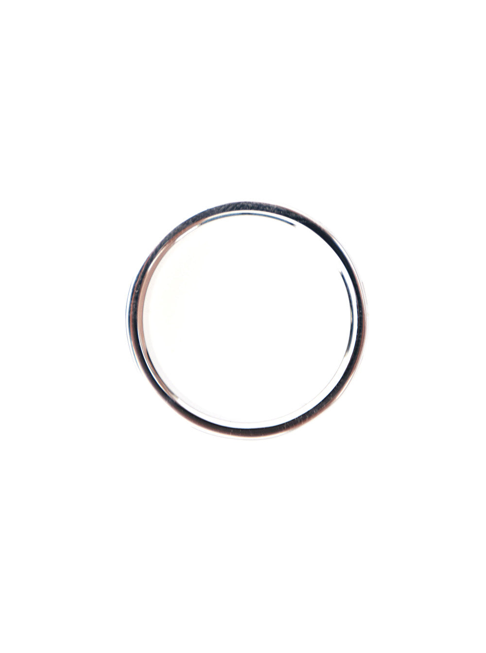 Fendi Men Silver Tone Ring With Lettering Engraving In Brass Man by Luosophy