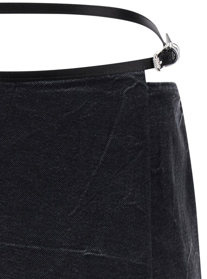 Givenchy Women Voyou Denim Skirt by Luosophy