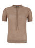 Fendi Men Beige Open Knit Work Sweater In Wool Man by Luosophy