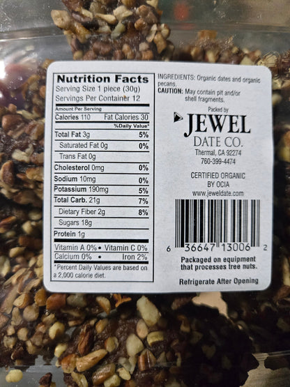 Date Pecan Rolls, Organic by Country Life Natural Foods