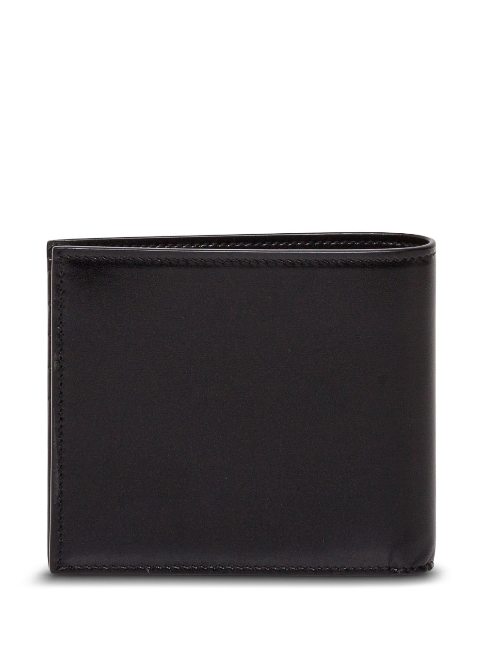 Saint Laurent Men Black Leather Wallet With Logo by Luosophy
